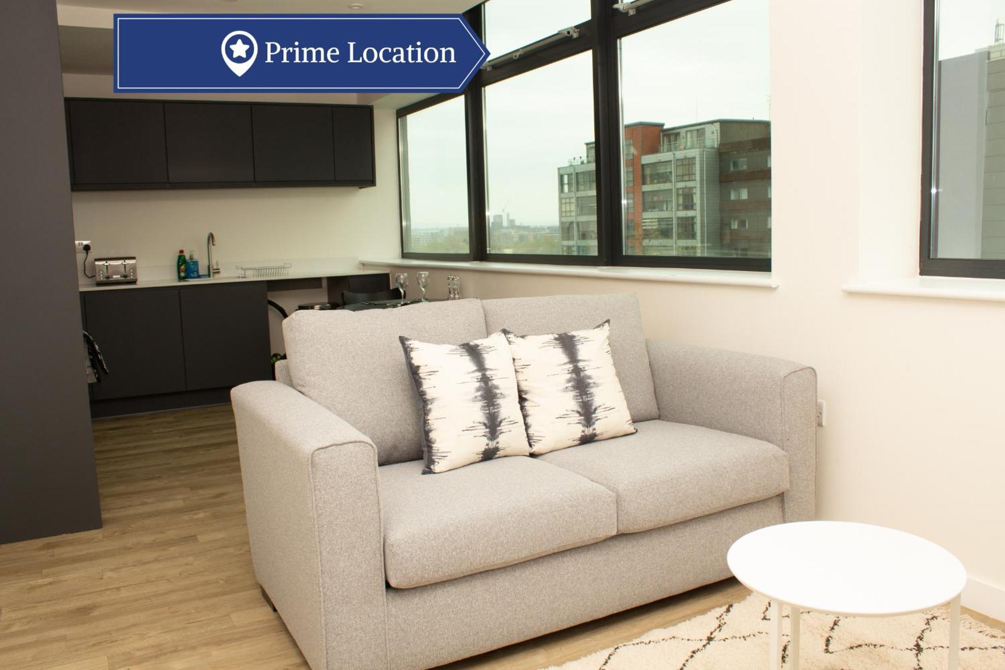 Dashing 1Br Penthouse Near Mcr Stadiums 曼彻斯特 外观 照片