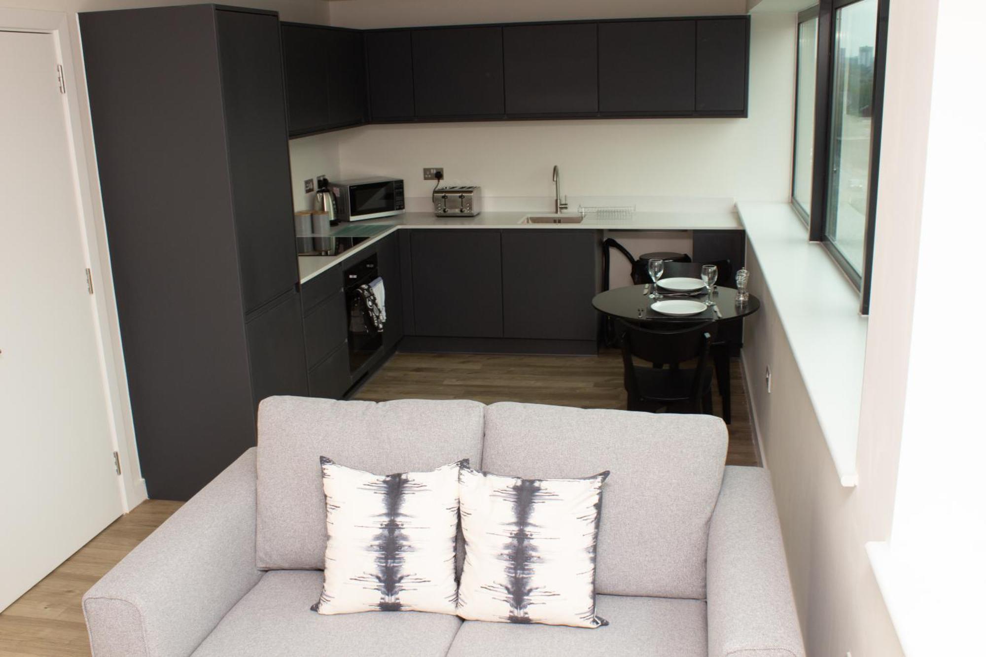 Dashing 1Br Penthouse Near Mcr Stadiums 曼彻斯特 外观 照片